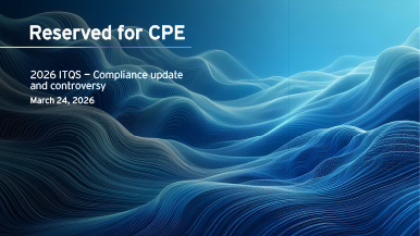 Compliance update and controversy Presentation title page