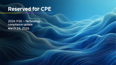 Technology compliance update Presentation title page